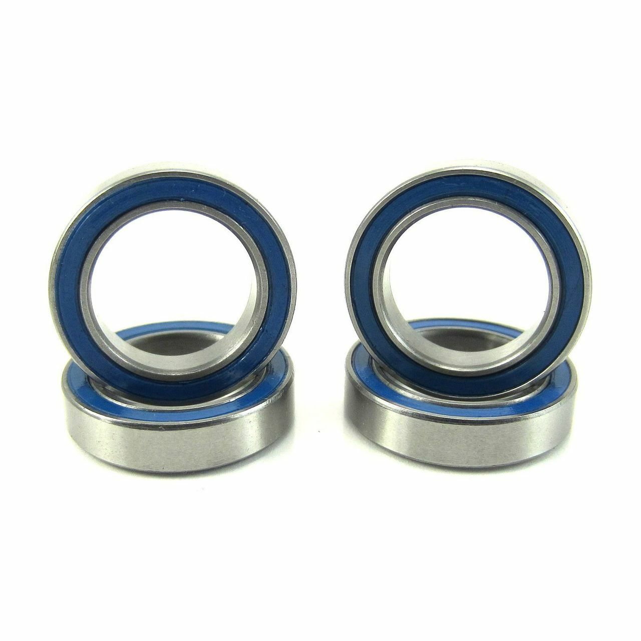 6701-2RS 12x18x4mm Precision High Speed RC Car Ball Bearing, Chrome Steel (GCr15) with Blue Rubber Seals ABEC-1 ABEC-3 ABEC-5