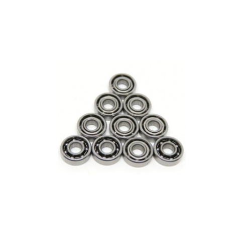 chrome steel 691 open type micro ball bearing 1x4x1.6mm without shield ABEC-1 ABEC-3 ABEC-5 for RC Models